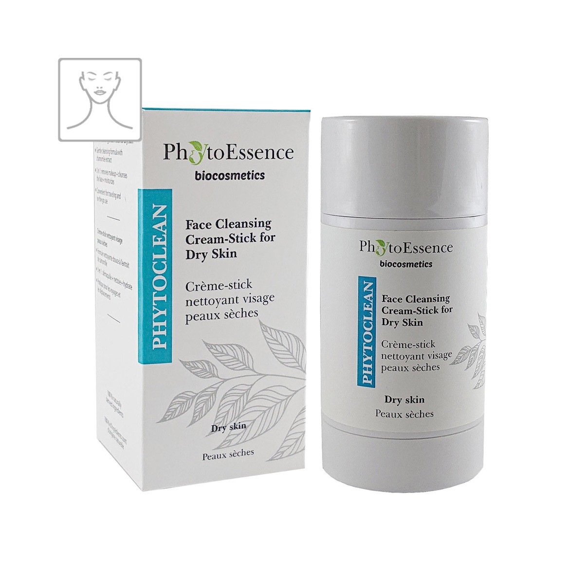 Face Cleansing Cream-Stick for Dry Skin PhytoEssence čisticí krémová tyčinka pro suchou pokožku